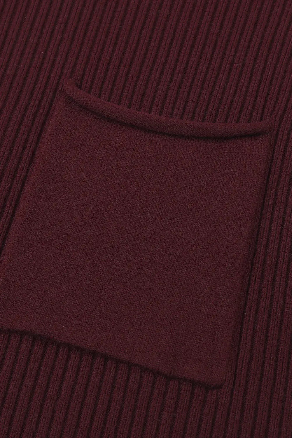 Gold Flame Patch Pocket Ribbed Knit Short Sleeve Sweater Shewin