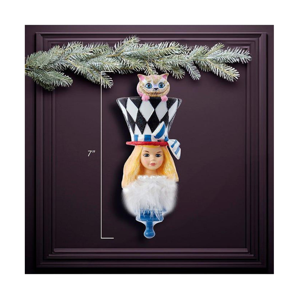 7" Holly Hats™ Alice Hat Ornament by Kurt Adler