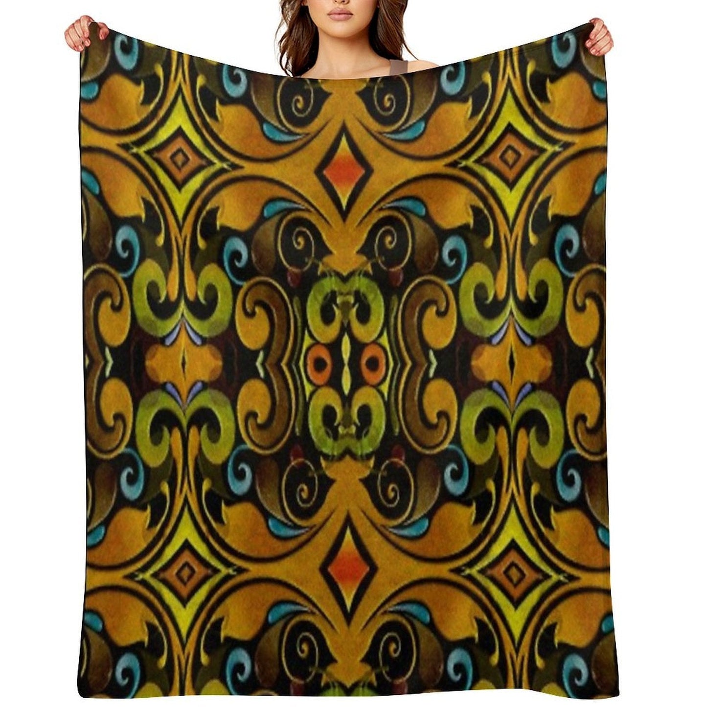 ABSTRACT-14.1 Throw Blanket