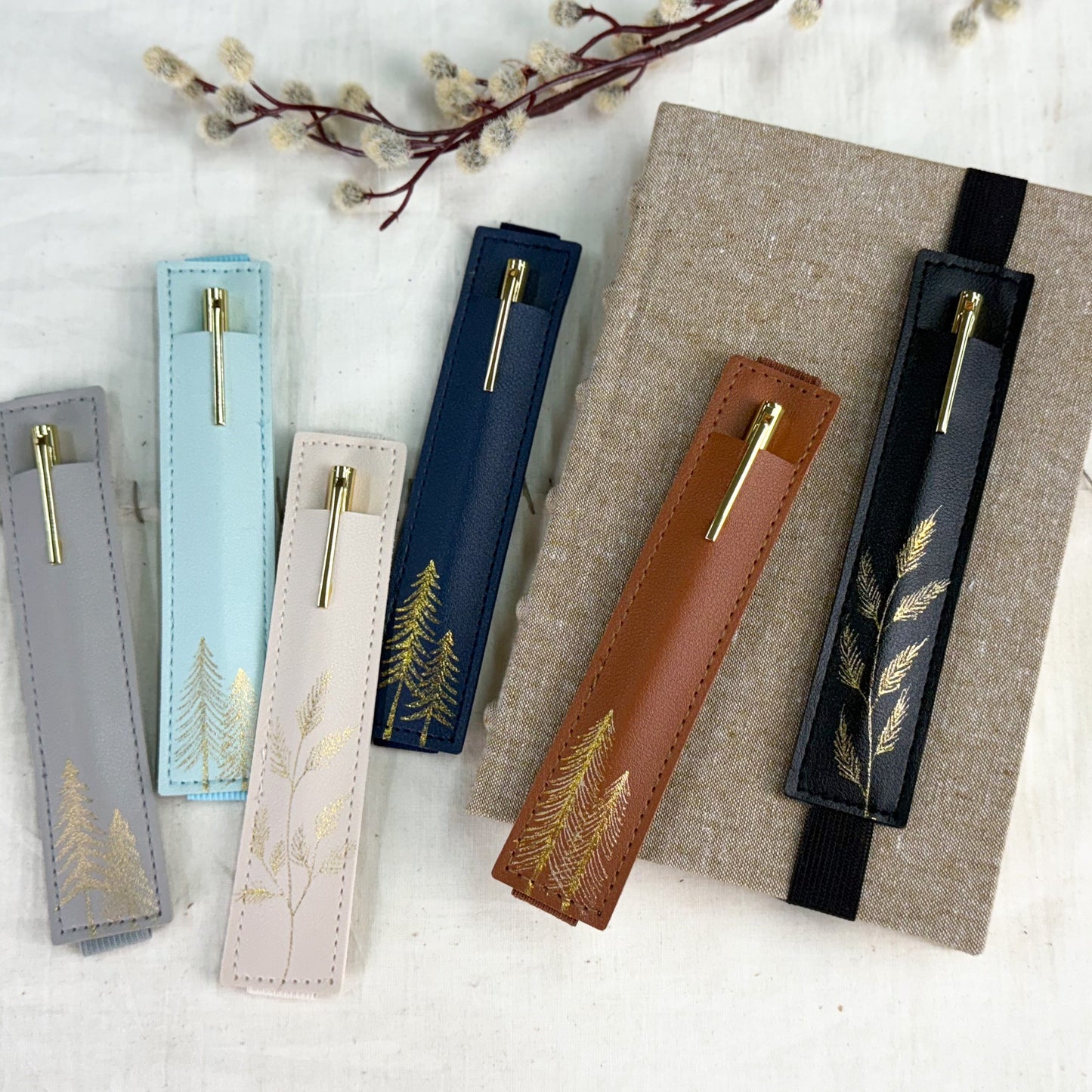 Elastic Pen Holder-Trees