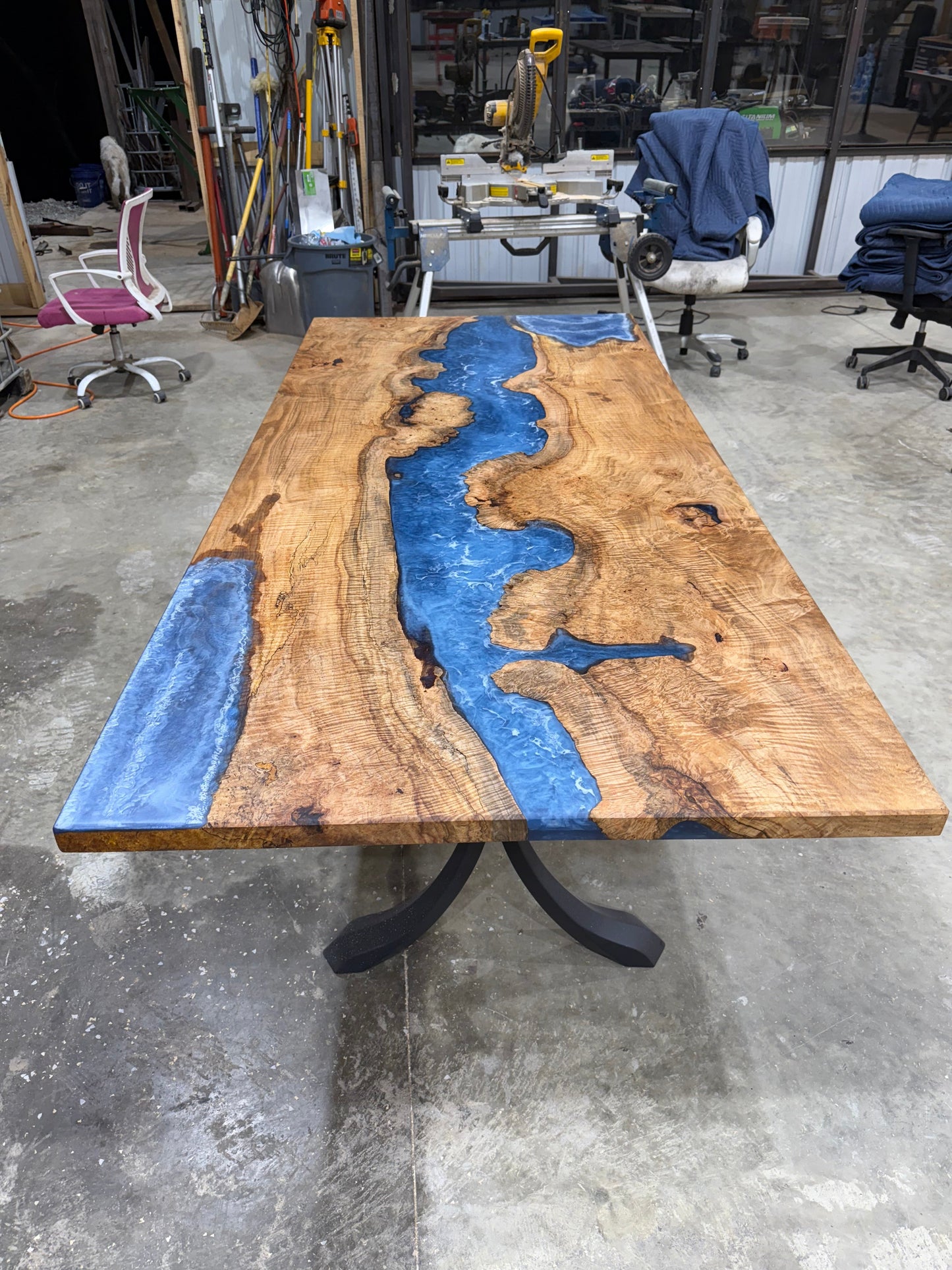 Maple Burl River Table