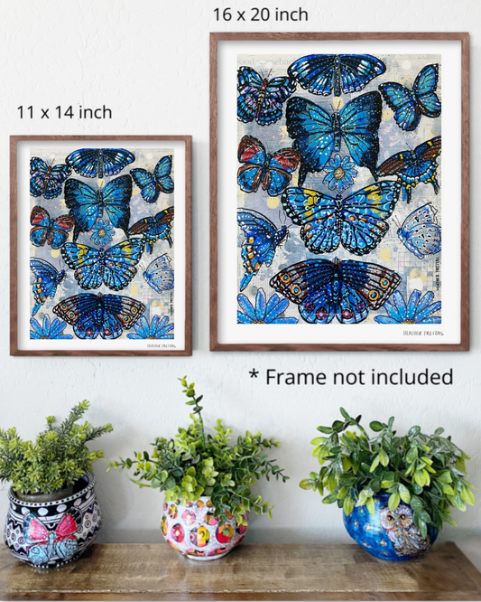 Butterfly Blue Fine Art Print