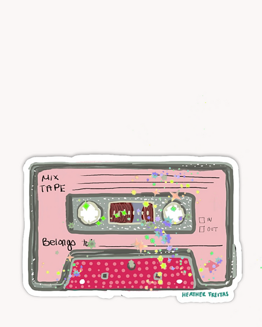 Pink Mixtape Sticker