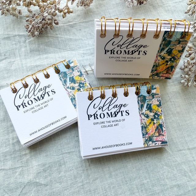 Collage Prompt Deck A House of Books