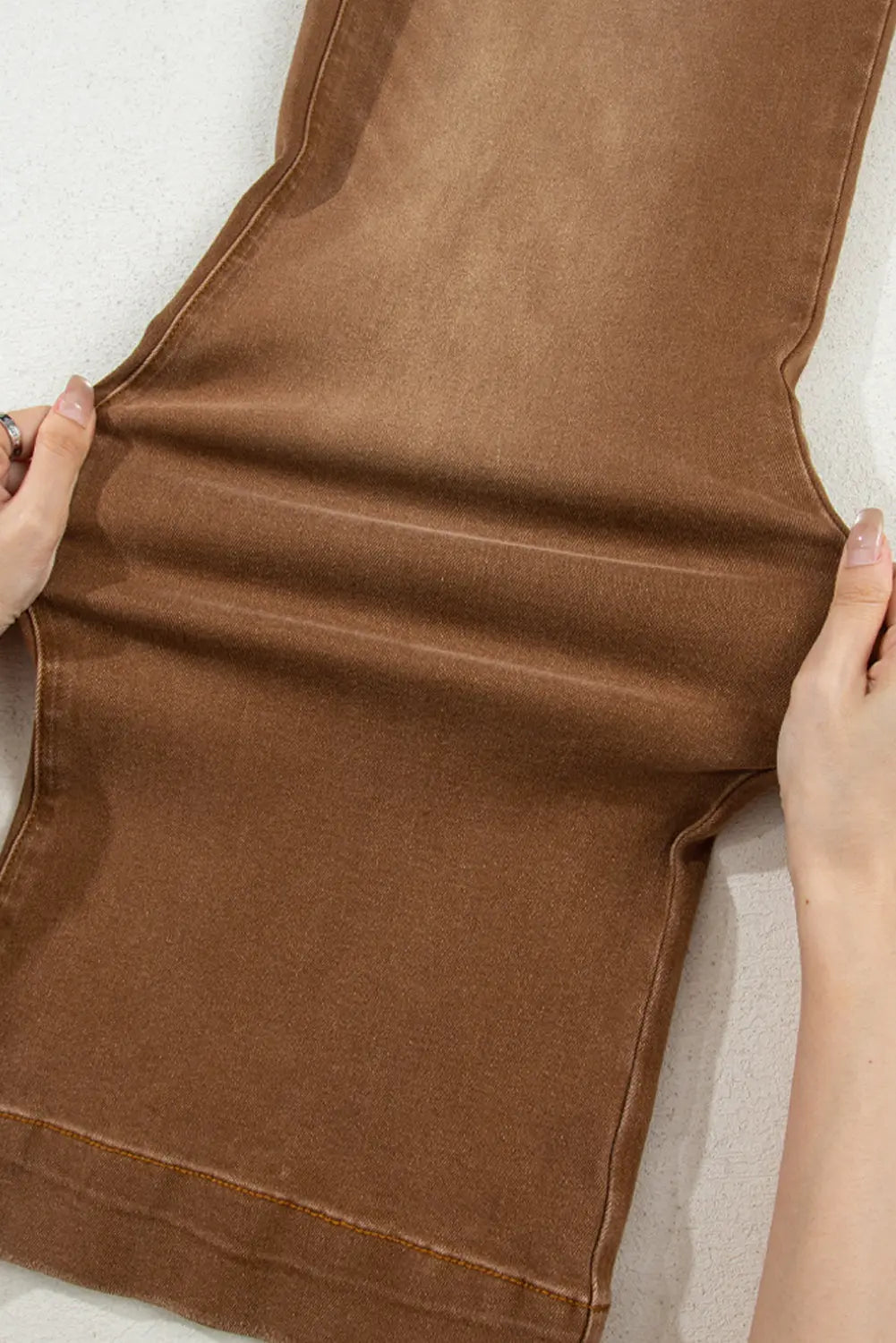 Breen Cropped High Rise Wide Leg Jeans Shewin