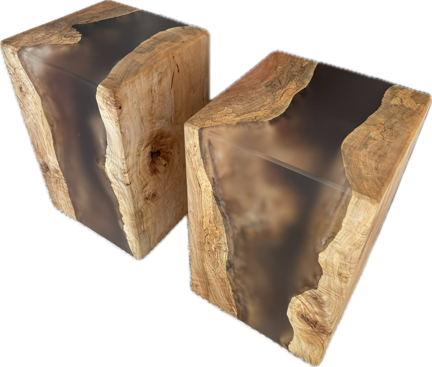 Two Chunky End Tables