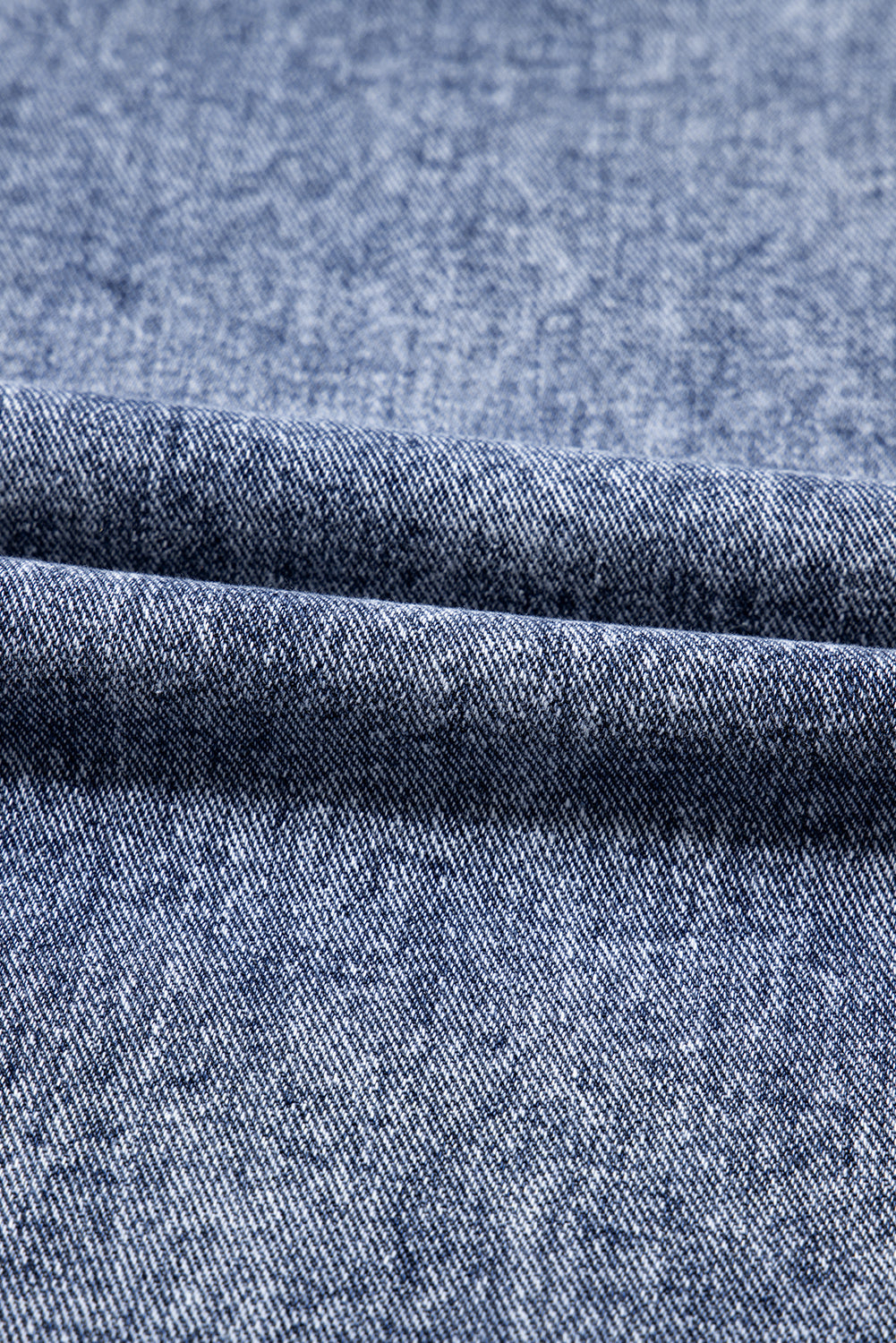 Sail Blue Straight Leg Pockets Denim Bib Overall Shewin