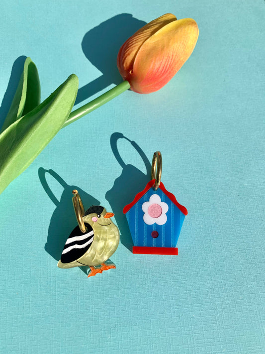 Tweet Retreat Acrylic Birdhouse Earrings Quirks!