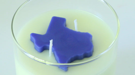 Texas Bluebonnet Container Candle Clay House Candles
