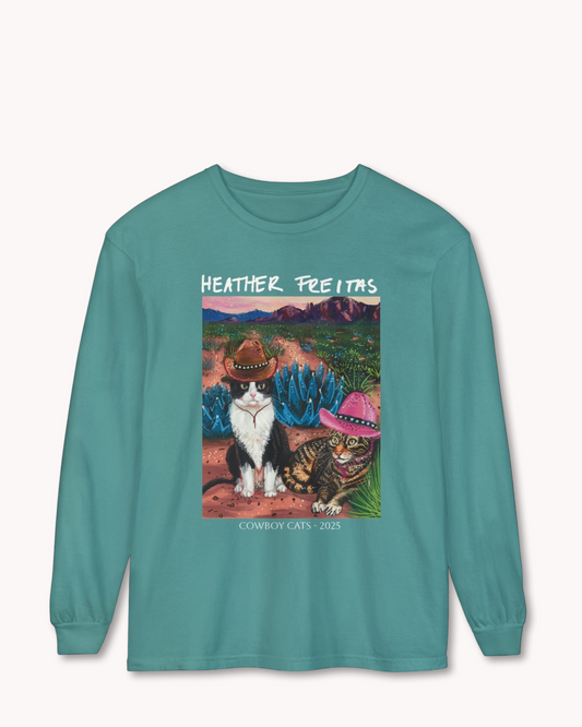 Cowboy Cats Long Sleeve T-Shirt