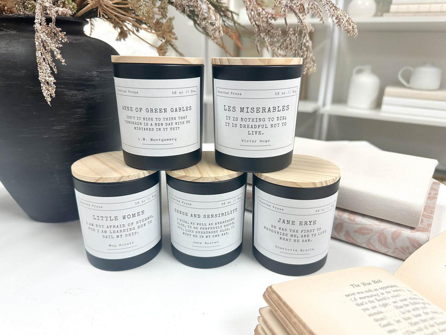 Book Lover Candle A House of Books
