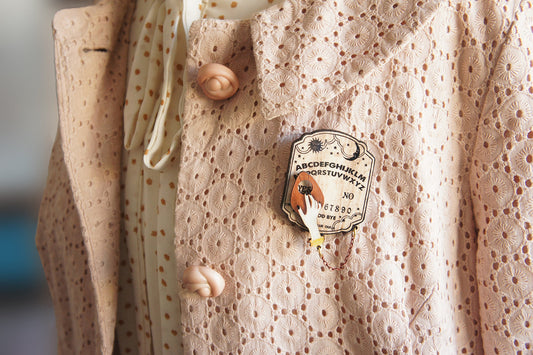 Ouija Board Brooch by Laliblue