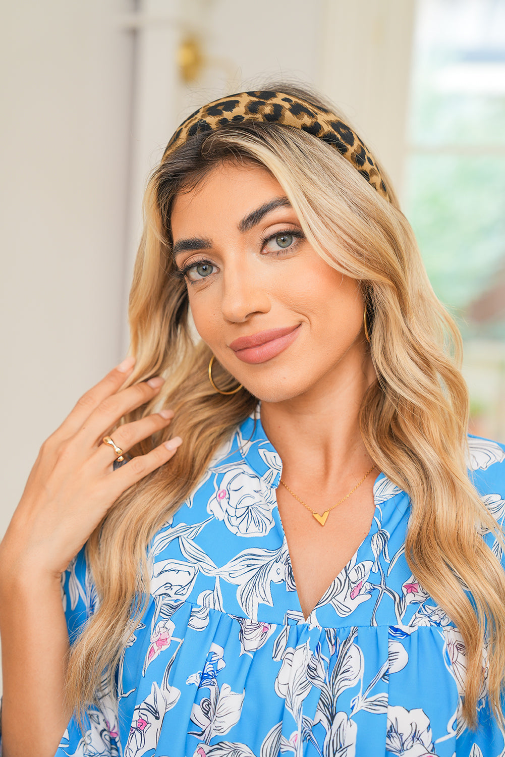 Thai Curry Leopard Print Headband