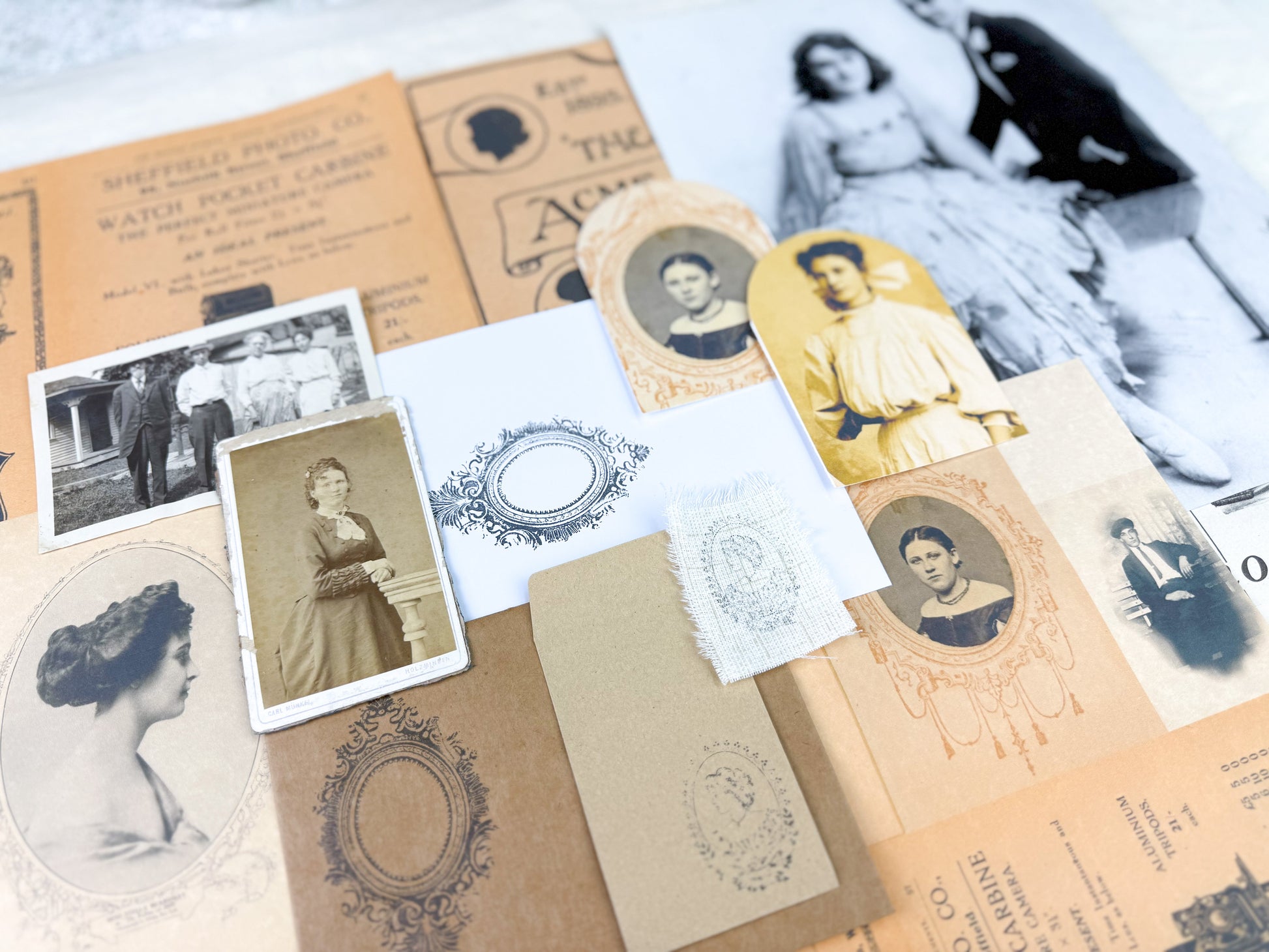 Portrait Ephemera Kit A House of Books