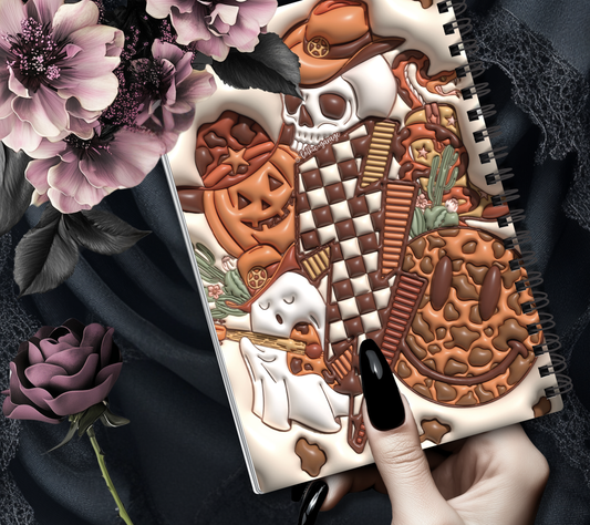 Happy Fall Country Collage Reusable Sticker Book, Spooky Vibe Sticker Album, Perfect Gift to Personalize for Sticker Collectors Gothic Garage