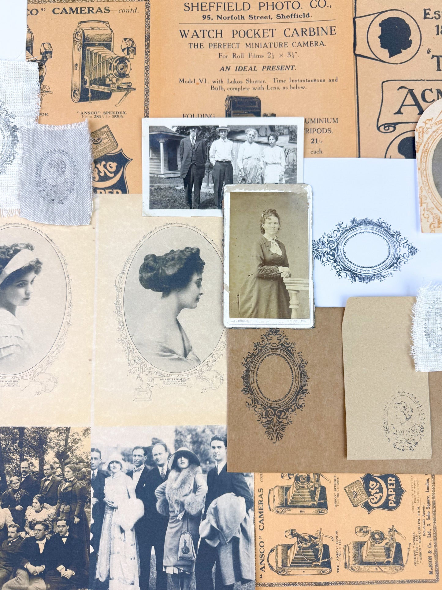 Portrait Ephemera Kit A House of Books