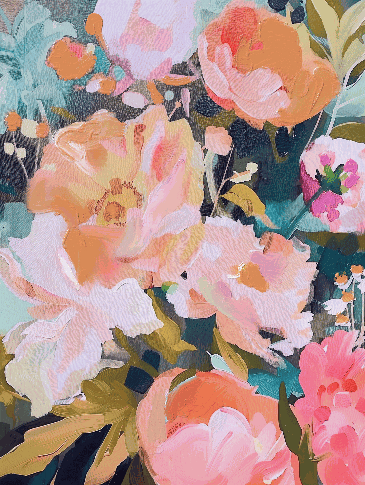 Among the Blossoms - Original Painting