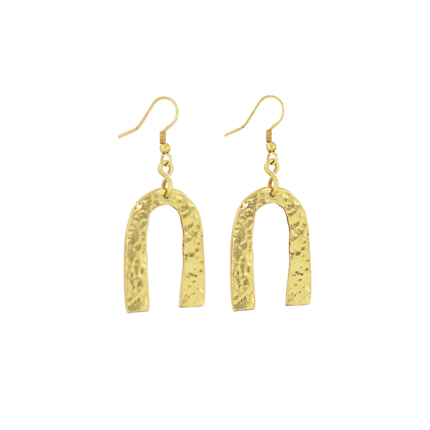 Brass Arch Brass Earrings for Women - Bundi
