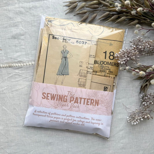 Assorted Vintage Patterns and Instruction Sheets A House of Books