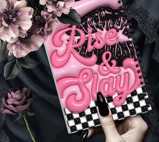 Retro Rise & Slay Lips Reusable Sticker Book, Boujie Vibe Sticker Album, Perfect Gift to Personalize for Sticker Collectors Gothic Garage