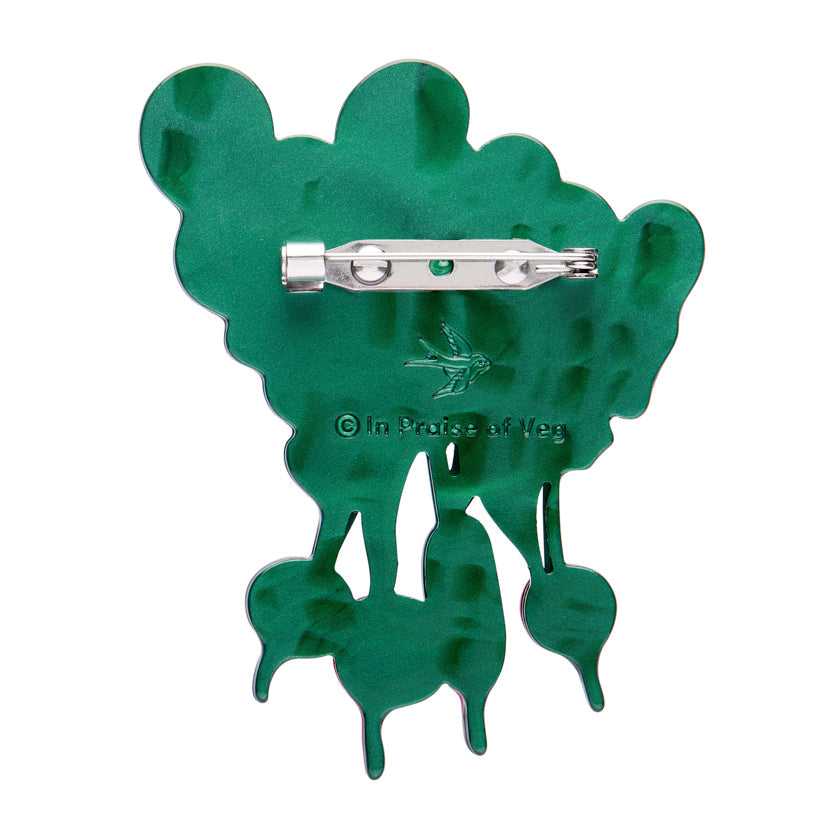 Radish Remedy Brooch by Erstwilder Quirks!