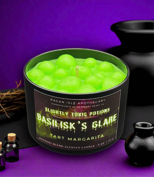 Basilisk's Glare Magic Potion Candle Pagan Isle Apothecary