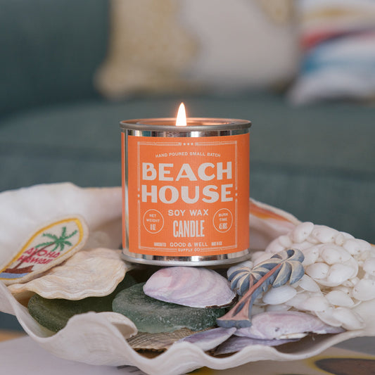 Beach House Happy Place Candle Good & Well Supply Co.