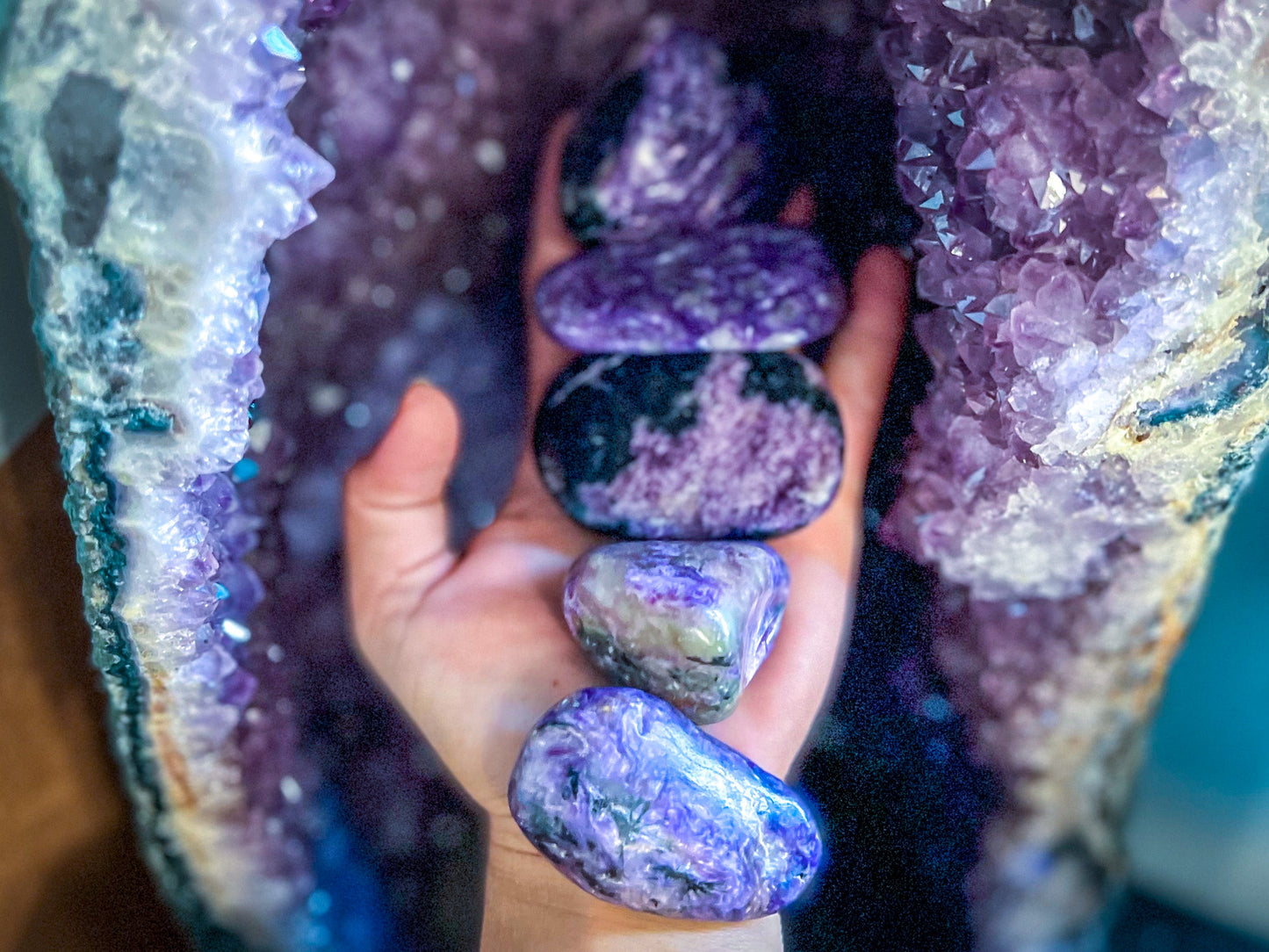 Polished Charoite 51-100 Grams