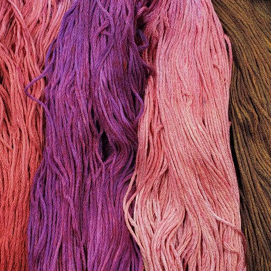 Candy Apple - Flower Silk by StitchyBox (Deep Dyed Yarns Collab 2020)