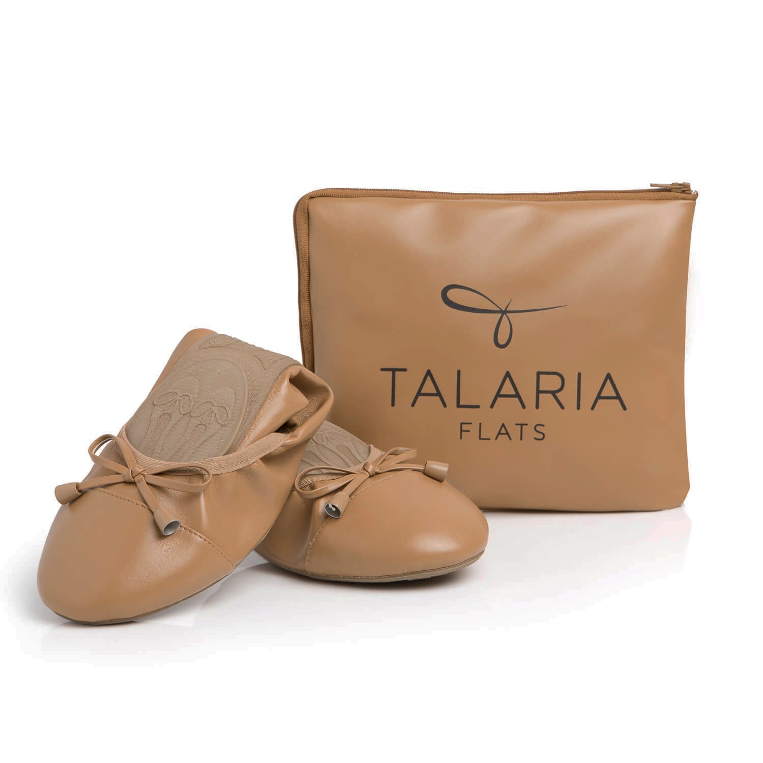 Premium Caramel Flats Talaria Flats