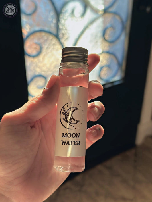 Charged Moon Water – Ritual Water for Spells & Spiritual Practice (2 Sizes) Moon Water Apothecary
