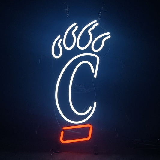 Cincinnati Bearcats Sport Logo Neon Signs Light Neon Signs Land