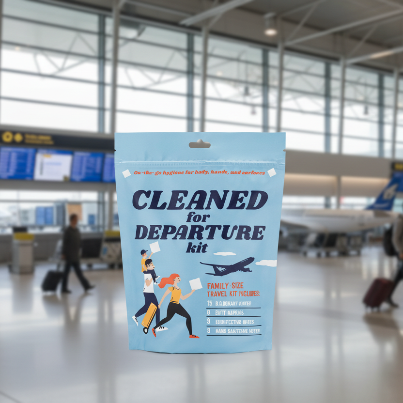 CLEANED FOR DEPARTURE KIT