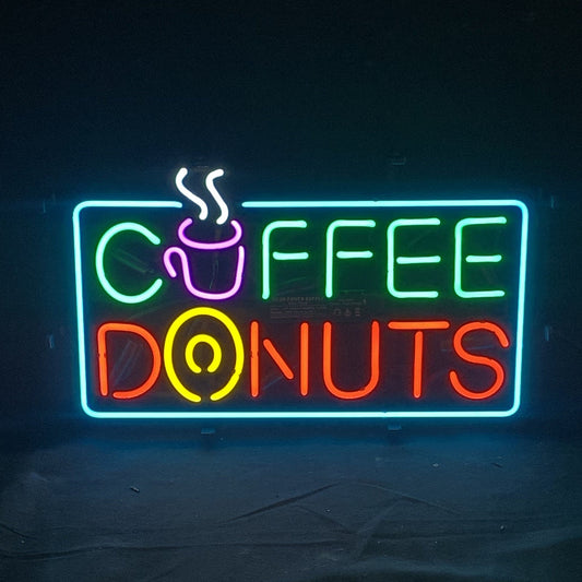 Coffee Donuts Neon Signs Neon Signs Land