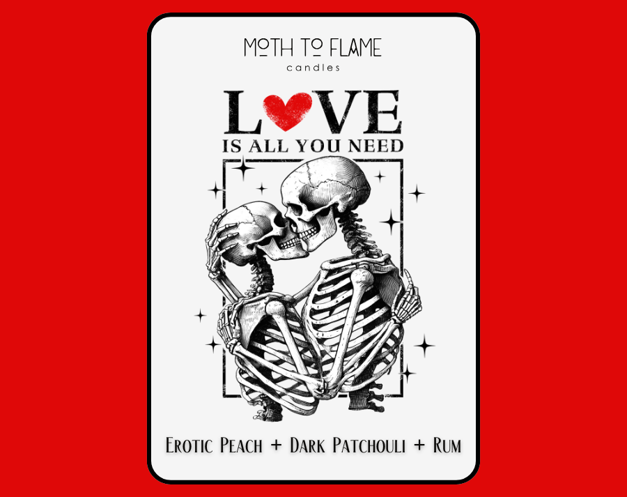Love Is All You Need – 7 oz Candle Moth to Flame Candles