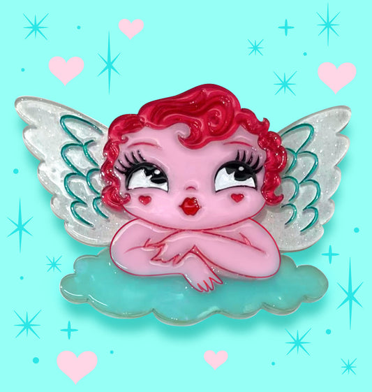 Mini Matchmaker Brooch by Miss Fluff x Lipstick & Chrome Quirks!