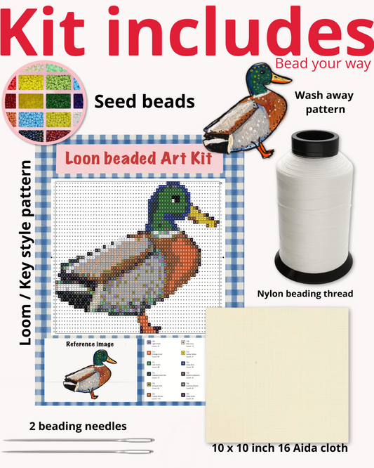 Blueberry Jam Beaded Art Kit ( L 5 inch )