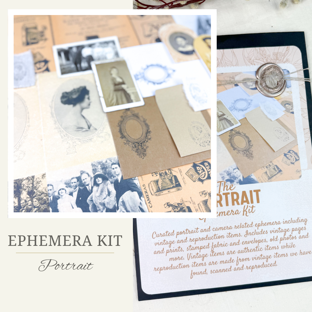 Portrait Ephemera Kit A House of Books