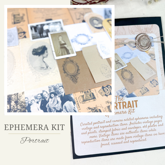 Portrait Ephemera Kit A House of Books