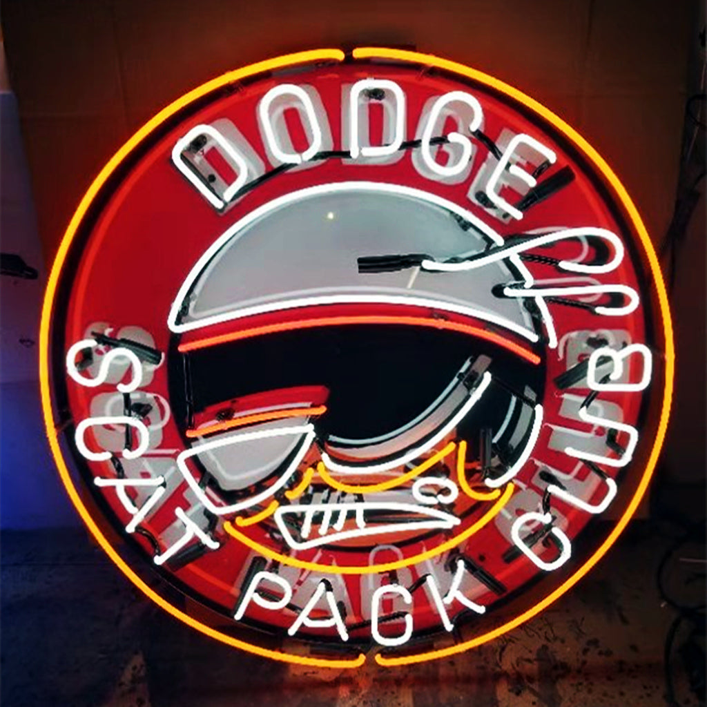 Dodge Scat Club Neon Signs Neon Signs Land