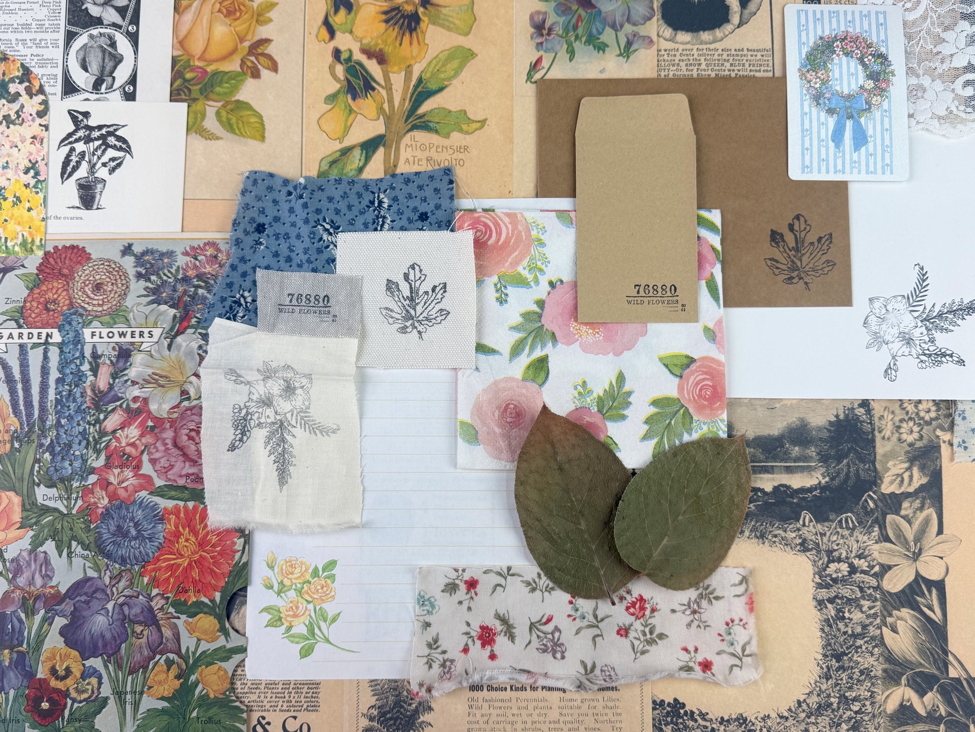 Botanical and Nature Ephemera Kit A House of Books