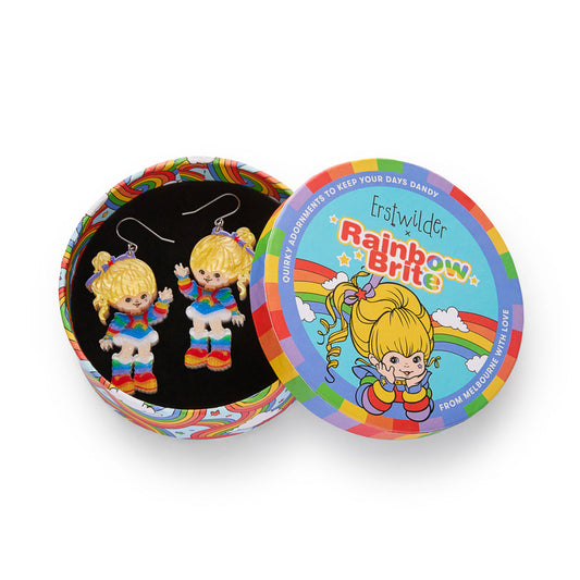 Rainbow Brite Says Hello Drop Earrings Rainbow Brite x Erstwilder