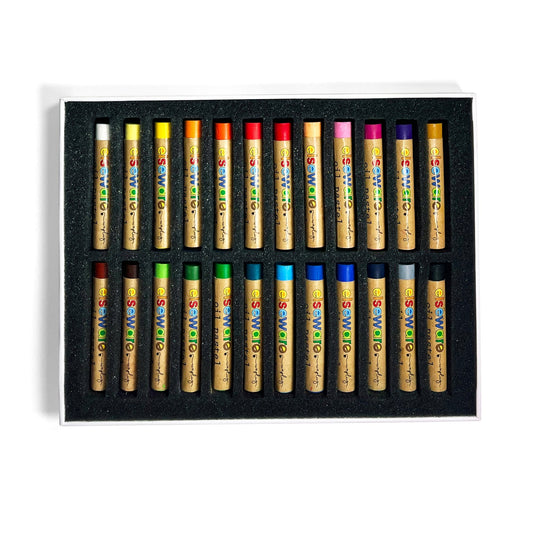 Oil Pastels – Talc-Free – Non-Toxic – 24 Colors elseware unplug