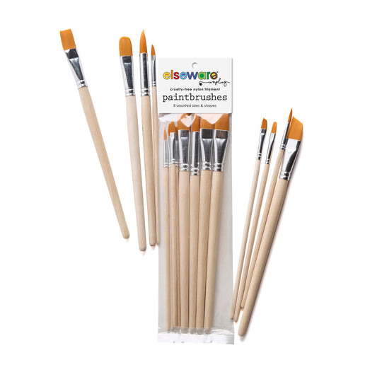 Paintbrush Set – 8 Assorted Sizes elseware unplug