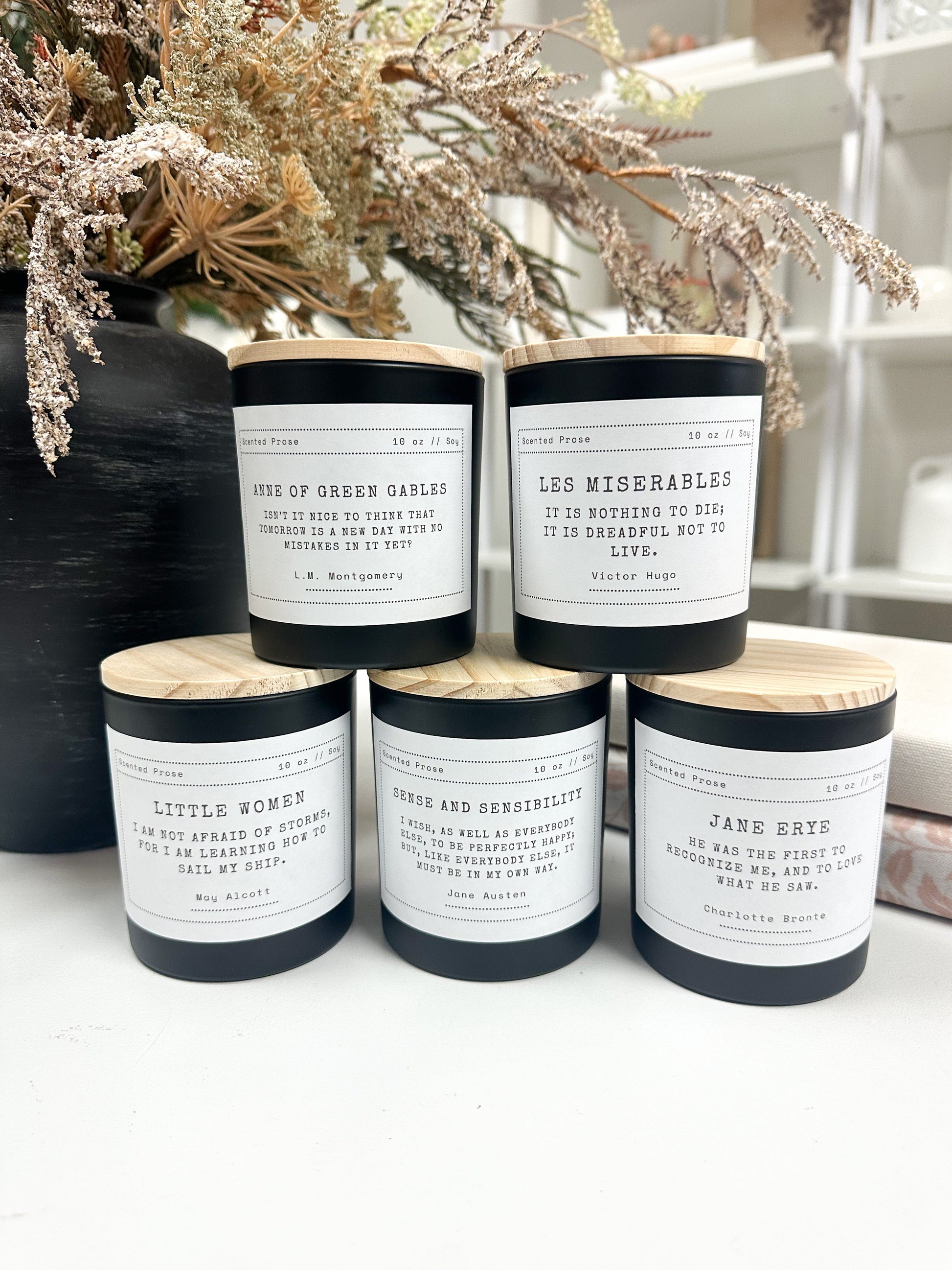 Book Lover Candle A House of Books