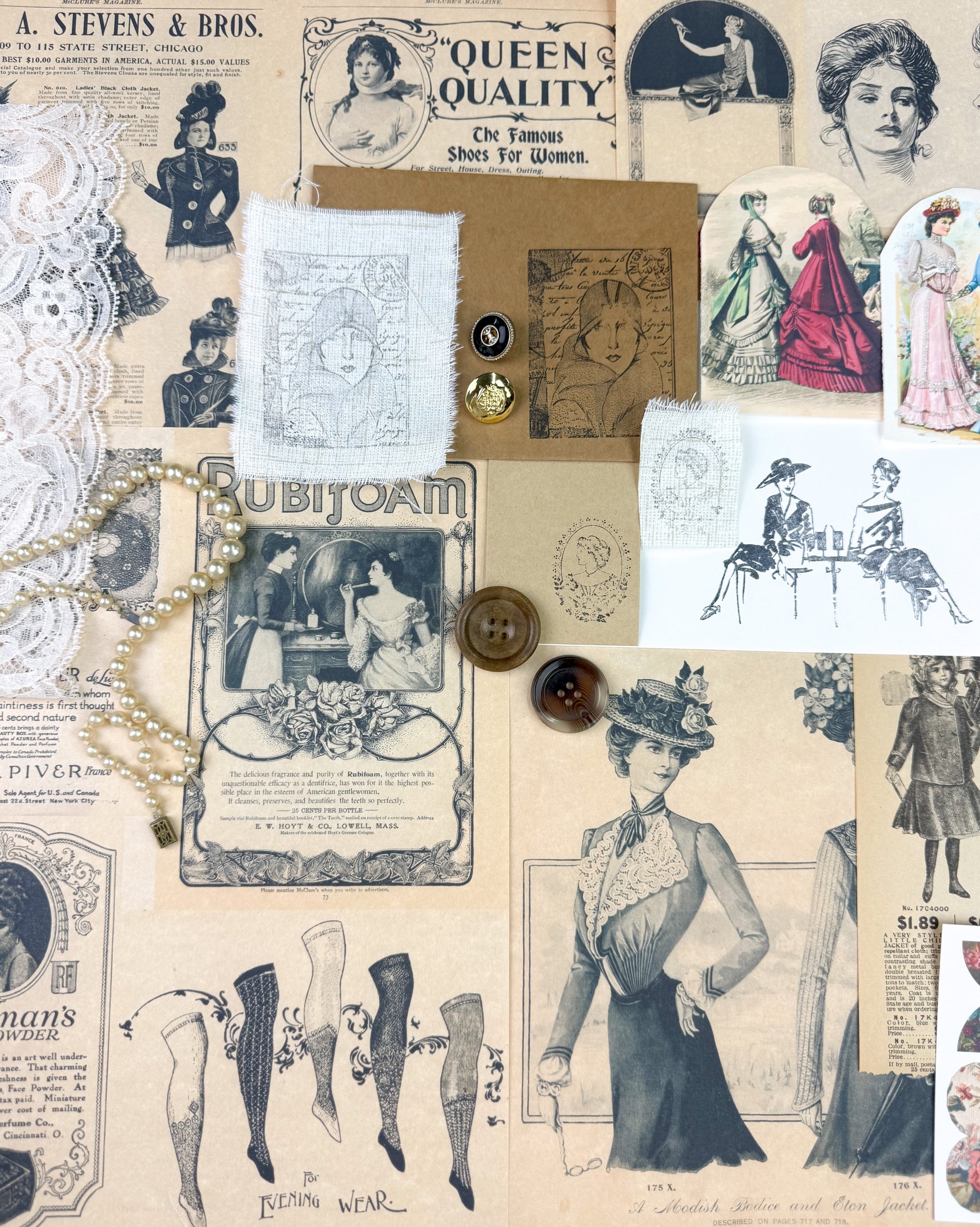 Fashion Ephemera Kit A House of Books
