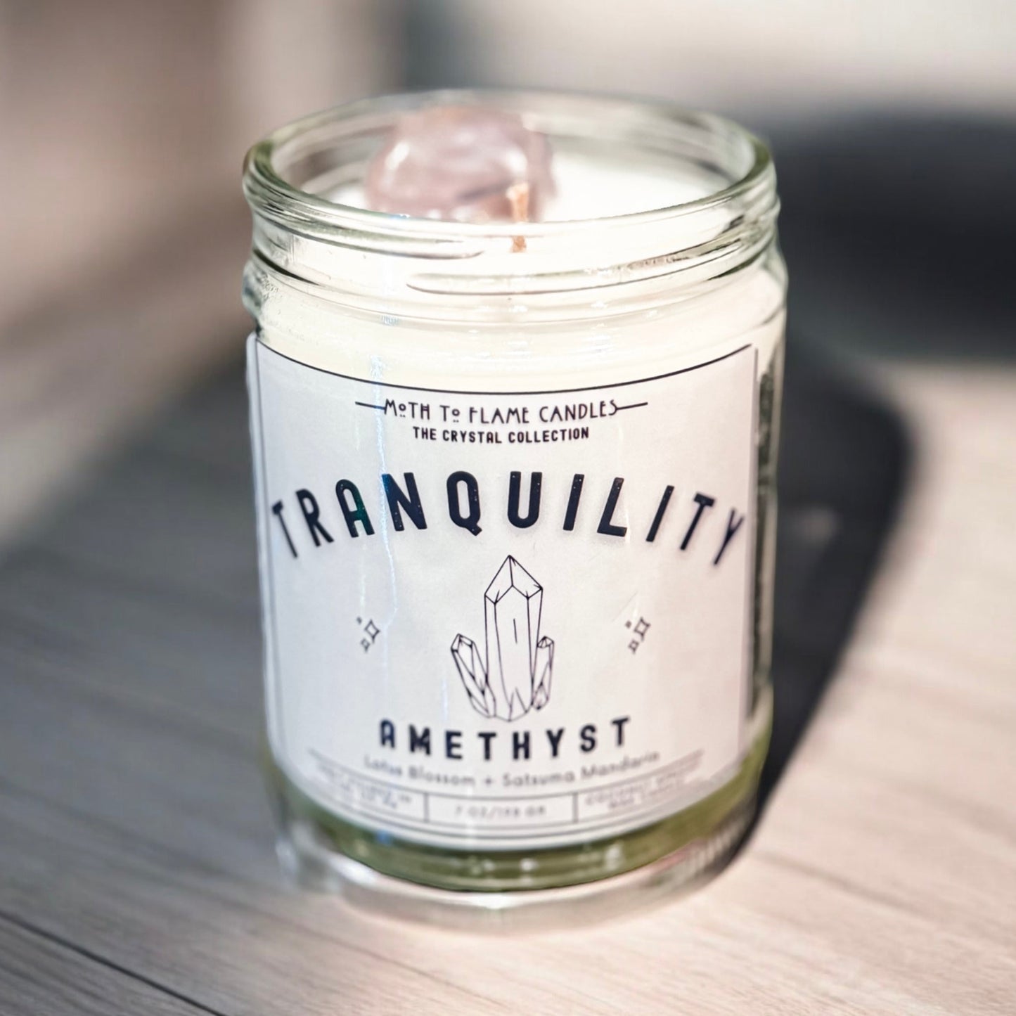 Tranquility – 7 oz Candle Moth to Flame Candles