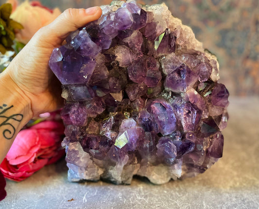 Room Stopping Amethyst Mandala Gems
