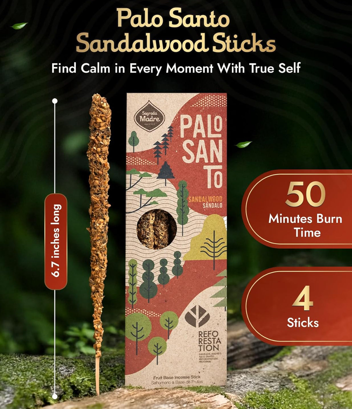 Sandalwood Palo Santo Incense
