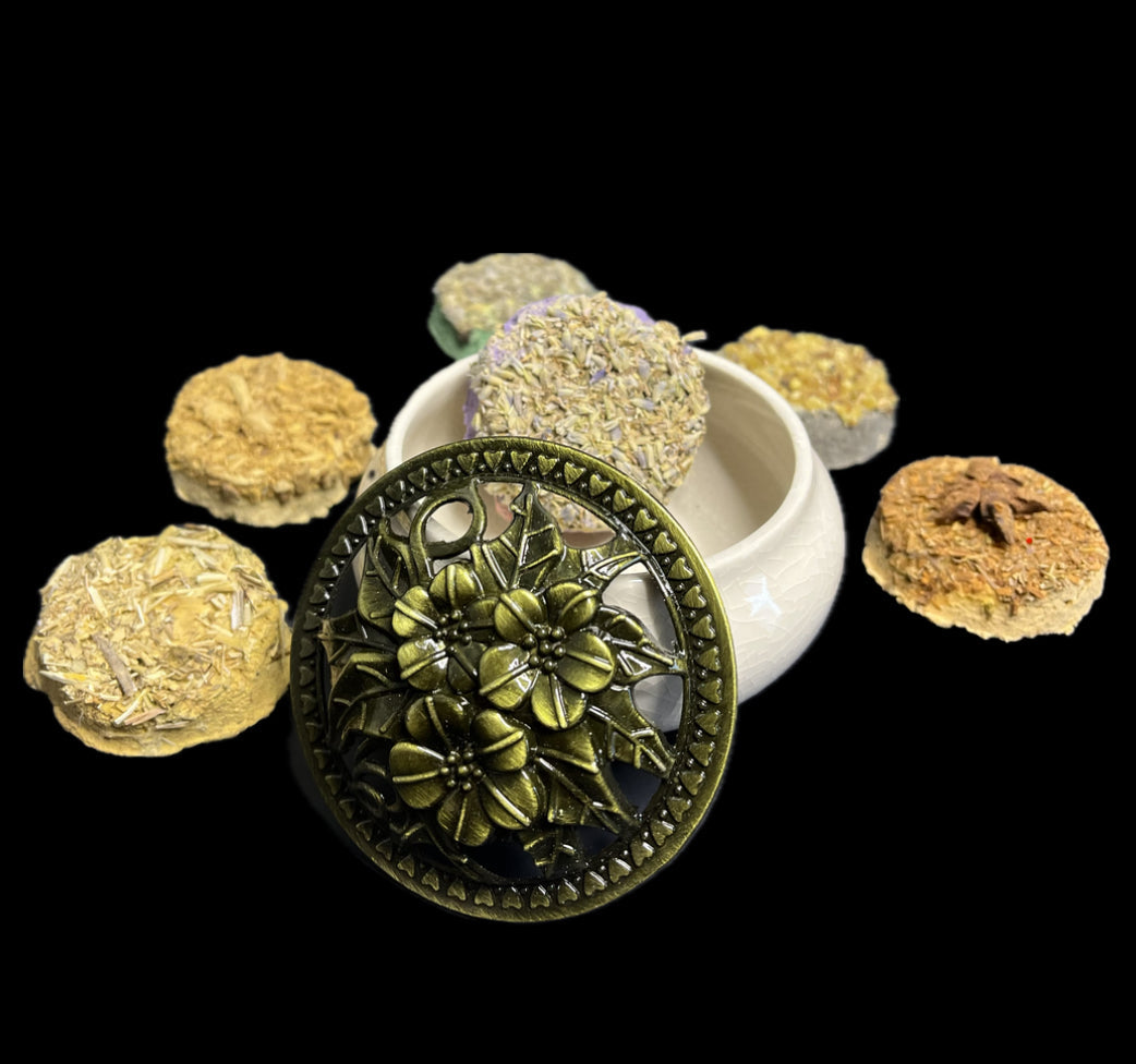 Resin Charcoal Disk | Smoke Cleanse